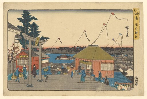 The Tenjin Shrine in Yushima