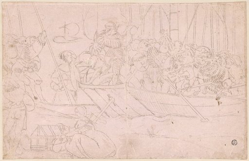 Swiss Confederates in a Boat
