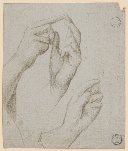 Study Sheet with Three Hands