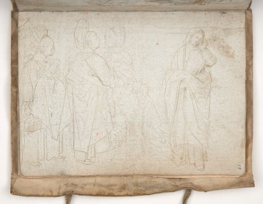 Three Women with Children and Mourning John