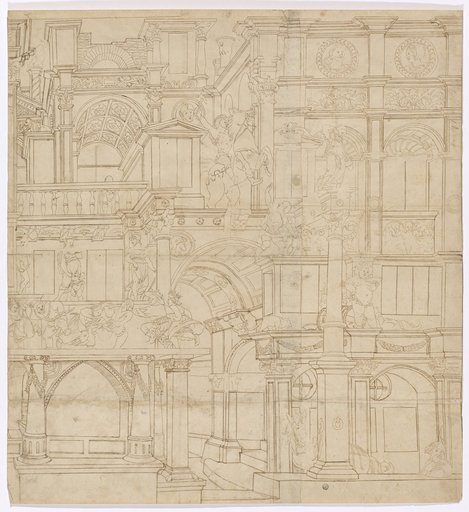 Design for the Facade Painting on Tanzgässlein