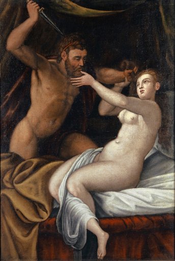 Tarquinius Threatens Lucretia