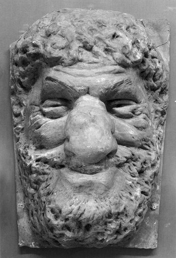 Plaster Cast of the Third Mask on the Garden Facade of the Kunsthalle Basel