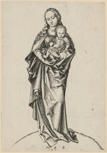 Standing Madonna with the Apple