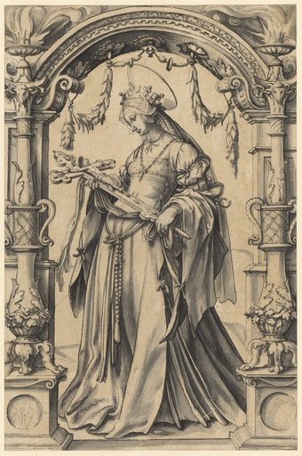 Plate Design with Saint Kunigunde