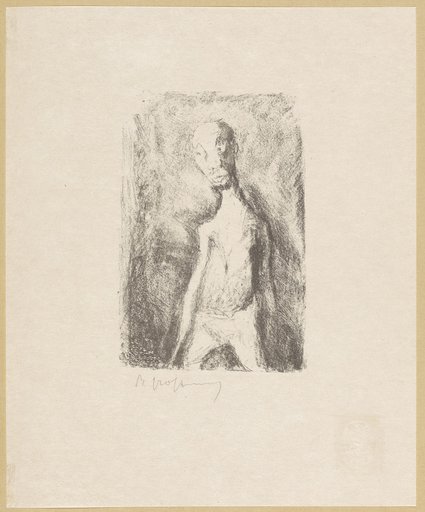 Untitled [Illustration of a standing man in an undershirt, page 81]