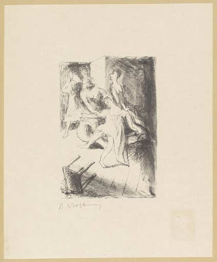 Untitled [Illustration of a staggering woman, page 91]
