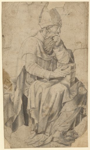 Seated Bishop or Church Father