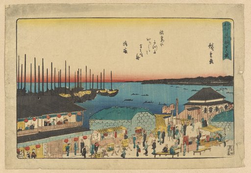 The Moon Viewing at Takanawa on the 26th Night