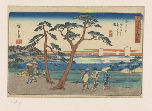 Kanagawa: View of the Asamashita Cliff