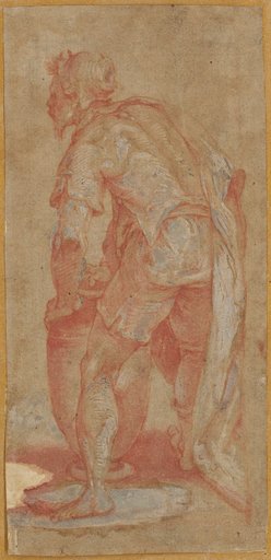 Rear View of a Standing Man