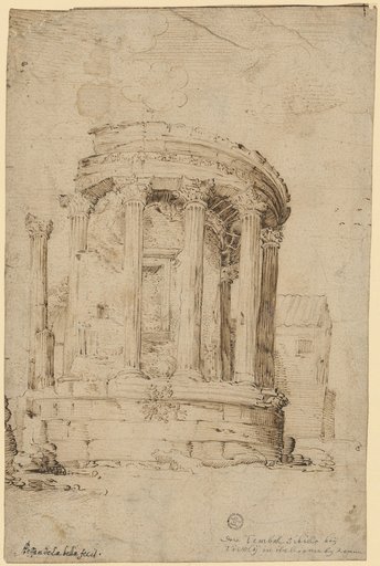The Temple of the Sibyl in Tivoli