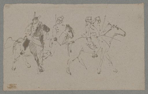Four Riders of the Swiss Military