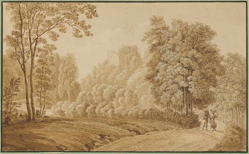 Country Road with a Peasant Couple