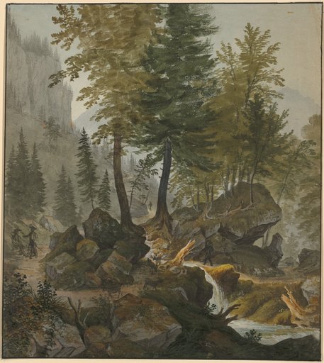 Path over the Brünig Pass