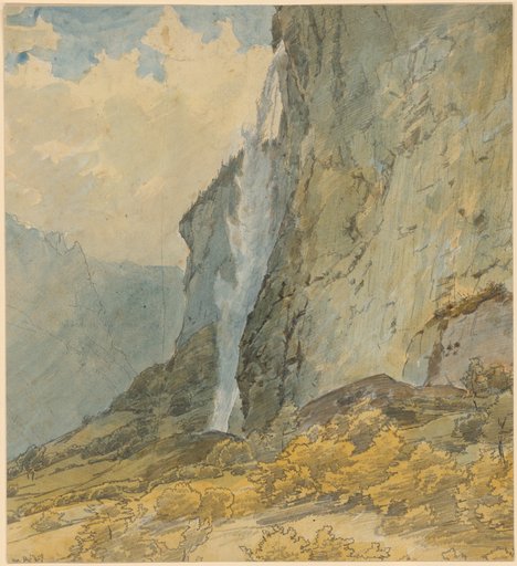 The Staubbach Falls at Lauterbrunnen