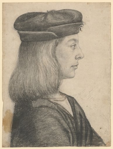 Portrait of a Youth, in Profile to the Right