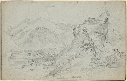 Reichenbach in the Haslital. View towards Meiringen