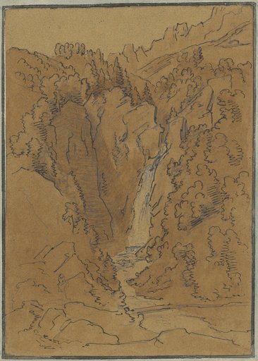 Waterfall of the Fetschbach (Canton of Glarus)