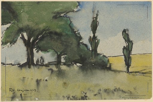 Meadow landscape in summer