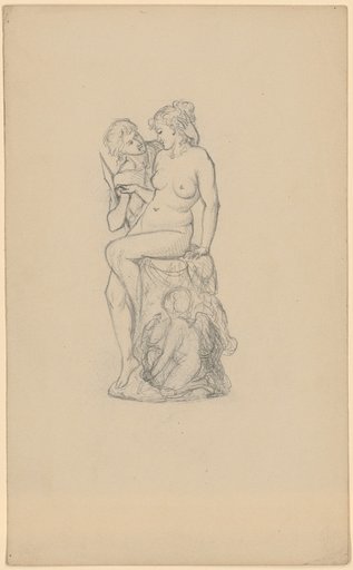 Design for a Plastic Group of Venus, Mars and Cupid, or an Arcadian Love Scene