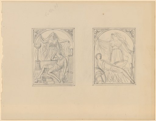 Two Relief Panels with Allegories