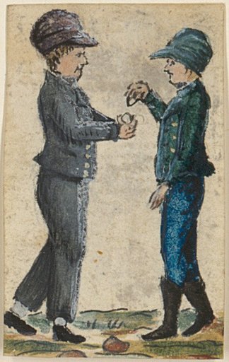 Boys Playing with Eggs