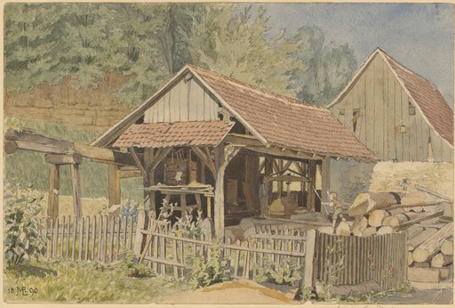 Sawmill at Bretzwil (Canton of Basel-Landschaft)