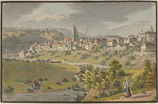 View of Freiburg im Üechtland