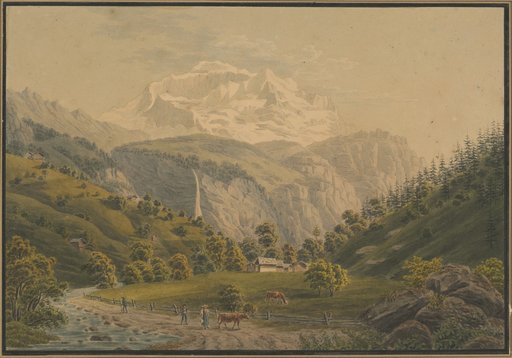 View of the Jungfrau / Canton of Bern