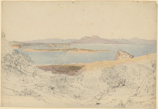 Sea Bay with Small Islands and Peninsulas