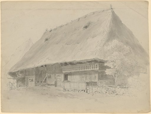Bernese Farmhouse with a Thatched Umbrella Roof