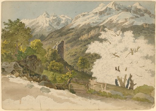 Ruin in the Bernese Oberland