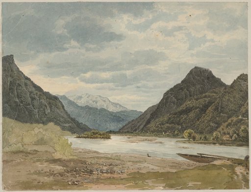 River or lake landscape