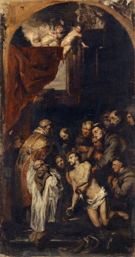 Copy after Rubens: The Last Communion of St. Francis