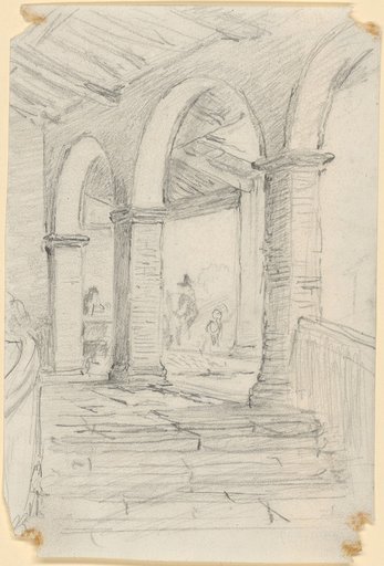 Portico with arcades