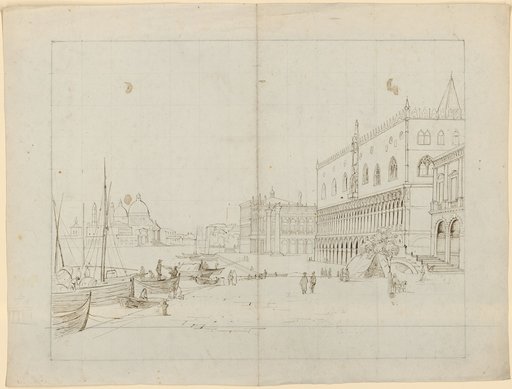 Doge's Palace, Piazzale, Library, and S. Maria della Salute in Venice
