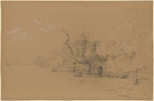 Coastal Landscape with a Fortress in the Upper Right