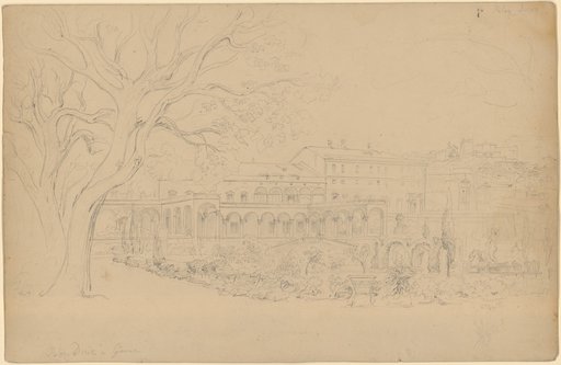 Palazzo Doria in Genoa. Garden Facade and Park