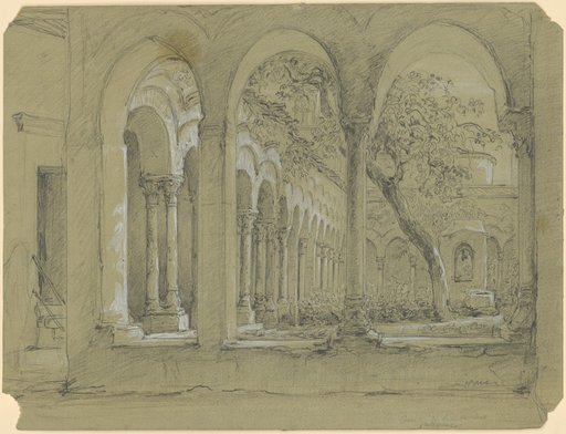 Cloister of the Hermit... / Palermo. Cloister of S. Giovanni degli Eremiti
