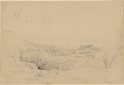 Smyrna. Distant view of the city and the strait