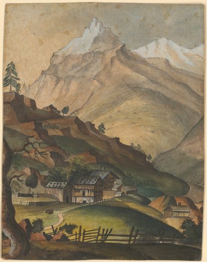 Small village in the mountains