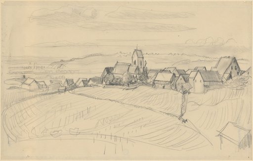 View of Oetlingen in the County of Markgräflerland