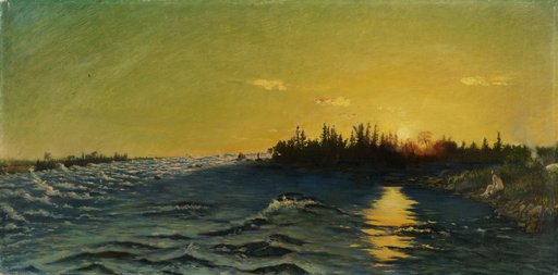 Sunset at Sault Saint Mary