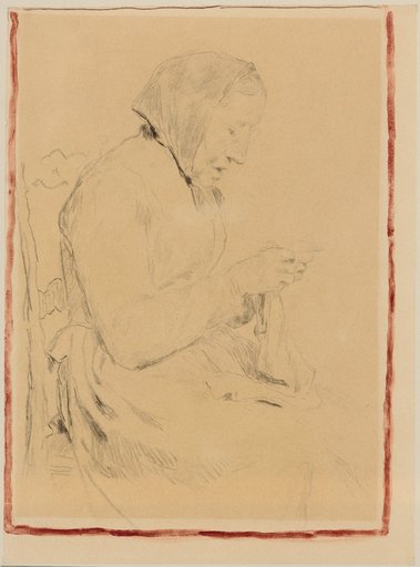 Knitting Old Woman