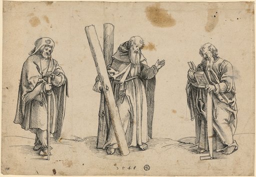 The Apostles James the Greater, Andrew, and Simon