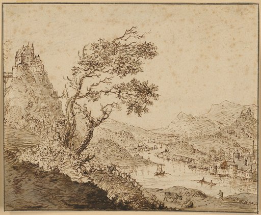 River Valley with Castle