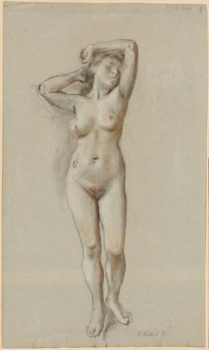 Female Nude with Arms Raised