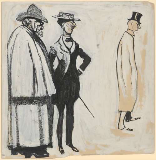 Caricature: Three German representatives of the supreme government