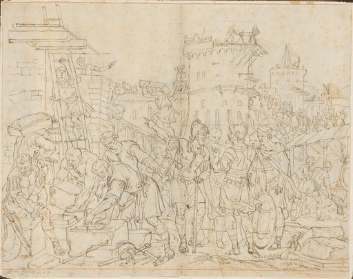 Construction of a city fortification